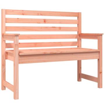 Garden Bench 109x48x91.5 cm Solid Wood Douglas - Hipomarket