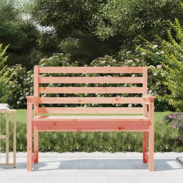 Garden Bench 109x48x91.5 cm Solid Wood Douglas - Hipomarket