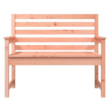 Garden Bench 109x48x91.5 cm Solid Wood Douglas - Hipomarket