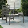 Garden Table Grey 82.5x50.5x45 cm Solid Wood Pine Colour grey pine Size 82.5 x 50.5 x 45 cm Quantity in Package 1 