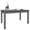 Garden Table Grey 82.5x50.5 cm - Solid Pine Wood Elegance