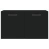 Stylish Wall Cabinet Black - 60x36.5x35 cm | HipoMarket