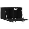 Stylish Wall Cabinet Black - 60x36.5x35 cm | HipoMarket