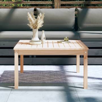 Elegant Solid Pine Garden Table - 82.5x82.5x45 cm