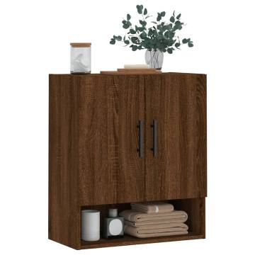 Stylish Wall Cabinet Brown Oak - 60x31x70 cm | HipoMarket