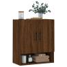 Stylish Wall Cabinet Brown Oak - 60x31x70 cm | HipoMarket