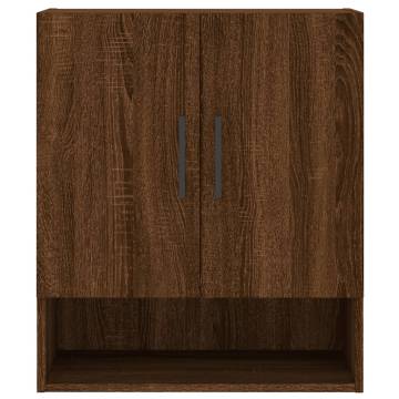 Stylish Wall Cabinet Brown Oak - 60x31x70 cm | HipoMarket