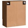 Stylish Wall Cabinet Brown Oak - 60x31x70 cm | HipoMarket