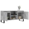 Concrete Grey TV Cabinet - Stylish Storage & Stability