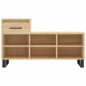 Shoe Cabinet Sonoma Oak - Stylish Storage Solution | HipoMarket