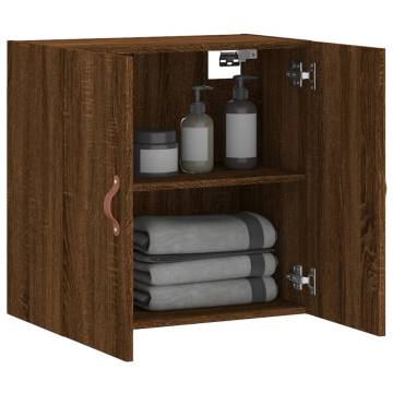 Wall Cabinet Brown Oak 60x31x60 cm | Stylish Home Storage