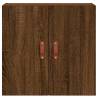 Wall Cabinet Brown Oak 60x31x60 cm | Stylish Home Storage