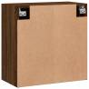 Wall Cabinet Brown Oak 60x31x60 cm | Stylish Home Storage