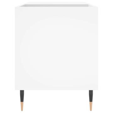 Stylish White Record Cabinet - 85x38x48 cm | Hipomarket