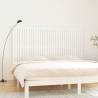 Wall Headboard White 204x3x110 cm Solid Wood Pine Colour white Size 204 x 110 cm Quantity in Package 1 