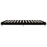 Black Bed Frame 160x200 cm | Durable Engineered Wood