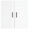 High Gloss White Wall Cabinet - 60x31x60 cm | Hipomarket UK