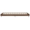 Brown Oak Bed Frame 75x190 cm | Durable & Stylish