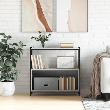 Bookshelf Grey Sonoma 80x30x78.5 cm - Stylish Storage Solution