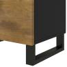 Stylish Solid Mango Wood Bedside Cabinet - 50x33x60 cm