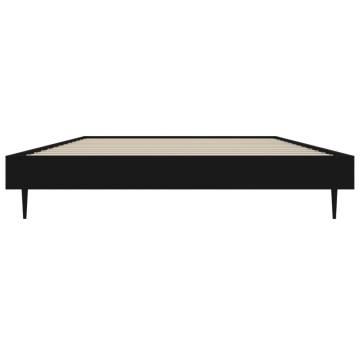 Black 90x190 cm Single Bed Frame - Engineered Wood