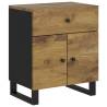 Stylish Solid Mango Wood Bedside Cabinet - 50x33x60 cm