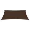 Sunshade Sail Oxford Fabric 2x4.5m Brown for Outdoor Protection