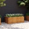 Garden Raised Bed 100x50x36 cm Corten Steel Size 100 x 50 x 36 cm Quantity in Package 1 