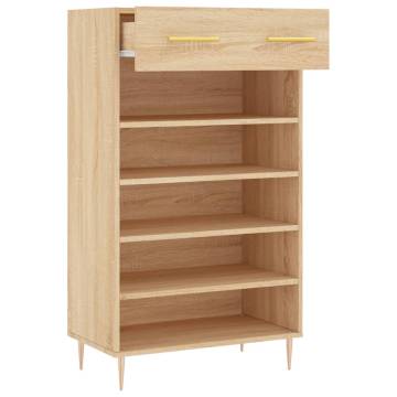 Shoe Cabinet Sonoma Oak 60x35x105 cm - Stylish Storage Solution