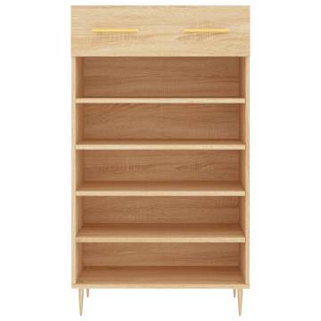 Shoe Cabinet Sonoma Oak 60x35x105 cm - Stylish Storage Solution