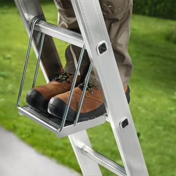 Hailo Hanging Ladder Platform Steel 9950-001 - Non-Slip & Sturdy