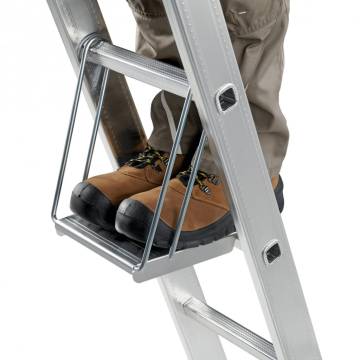 Hailo Hanging Ladder Platform Steel 9950-001 - Non-Slip & Sturdy