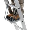 Hailo Hanging Ladder Platform Steel 9950-001 - Non-Slip & Sturdy