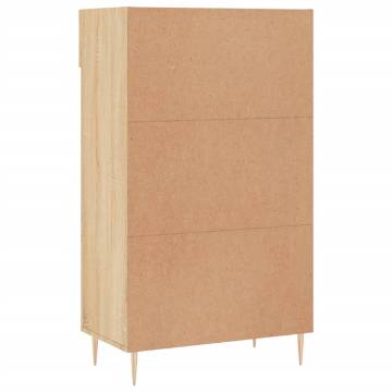 Shoe Cabinet Sonoma Oak 60x35x105 cm - Stylish Storage Solution