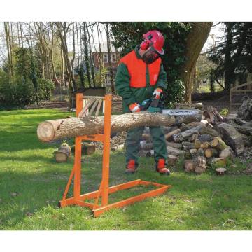 Draper Tools Log Stand 150 kg - Durable & Stable - Orange