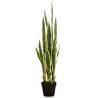 Emerald Artificial Sanseveria in Plastic Pot - 97 cm | HipoMarket