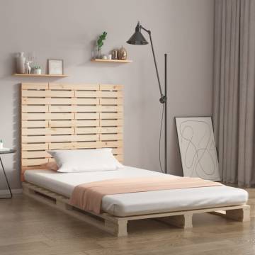 Elegant Wall Headboard - Solid Pine Wood - 81x3x91.5 cm