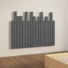 Elegant Grey Pine Wall Headboard | 108x3x80 cm