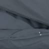 Duvet Cover Set Anthracite - Lightweight Microfiber 140x200 cm