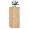 Elegant Wall Mounted Cabinet in Sonoma Oak - 34.5x34x90 cm