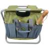 Esschert Design Garden Tool Bag & Stool - Grey GT85