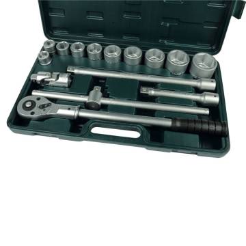 Brüder Mannesmann 15 Piece Socket & Ratchet Spanner Set