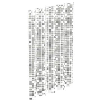 EISL Shower Curtain with Grey Mosaic | 200x180 cm | Hipomarket