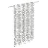 EISL Shower Curtain with Grey Mosaic | 200x180 cm | Hipomarket