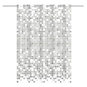 EISL Shower Curtain with Grey Mosaic | 200x180 cm | Hipomarket