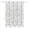 EISL Shower Curtain with Grey Mosaic | 200x180 cm | Hipomarket