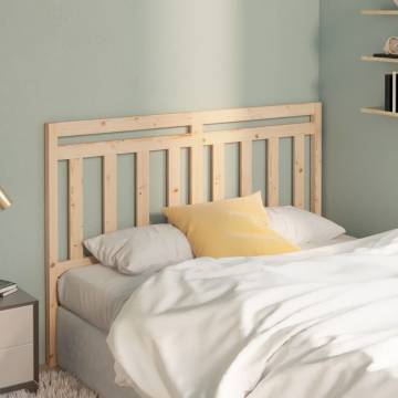 Stylish Solid Pine Bed Headboard | 156x4x100 cm