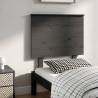 Bed Headboard Grey 79x6x82.5 cm Solid Wood Pine Colour grey Size 79 x 82.5 cm Quantity in Package 1 