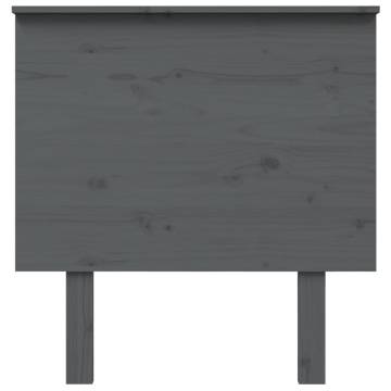 Stylish Grey Bed Headboard - Solid Pine Wood | Hipomarket