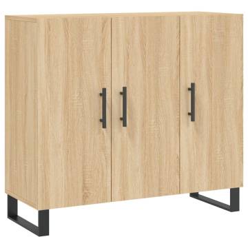 Sideboard Sonoma Oak - Modern Engineered Wood Storage